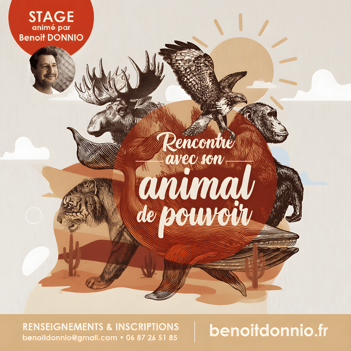 Stage de chamanisme à Nantes été 2026 – rencontre avec son animal de pouvoir et voyage chamanique dans les trois mondes